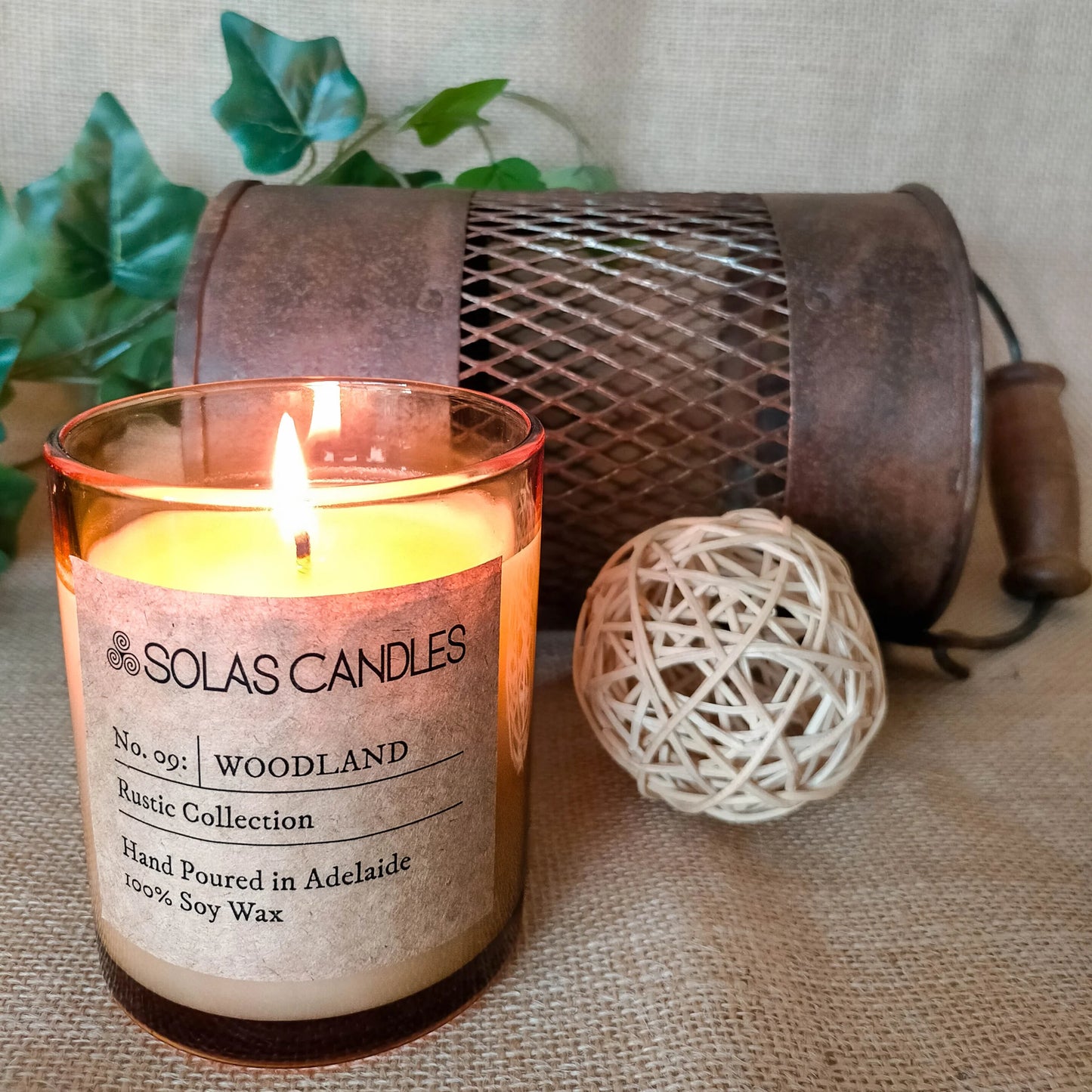 Solas Candles - Rustic Collection, No.09 Woodland Candle