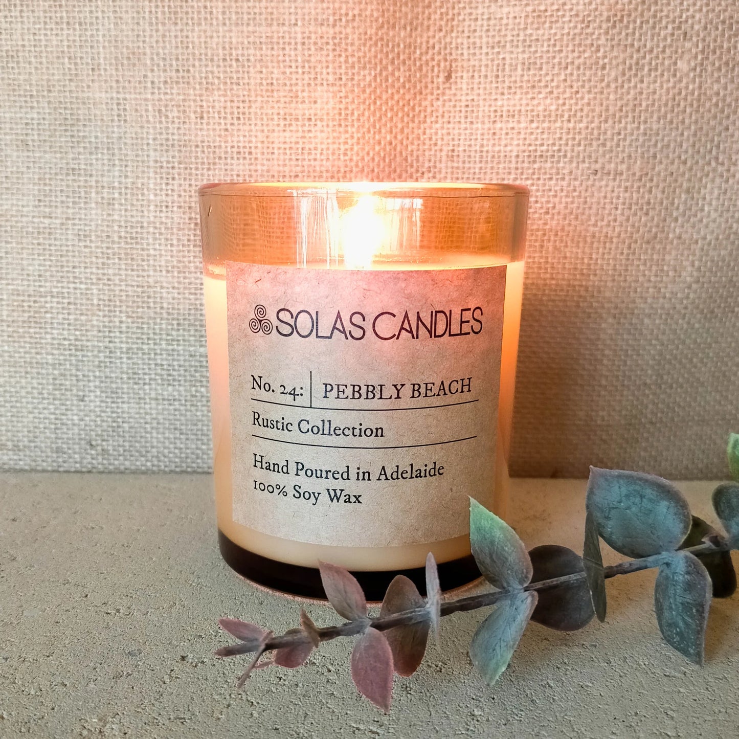 Solas Candles - Rustic Collection, No.24 Pebbly Beach
