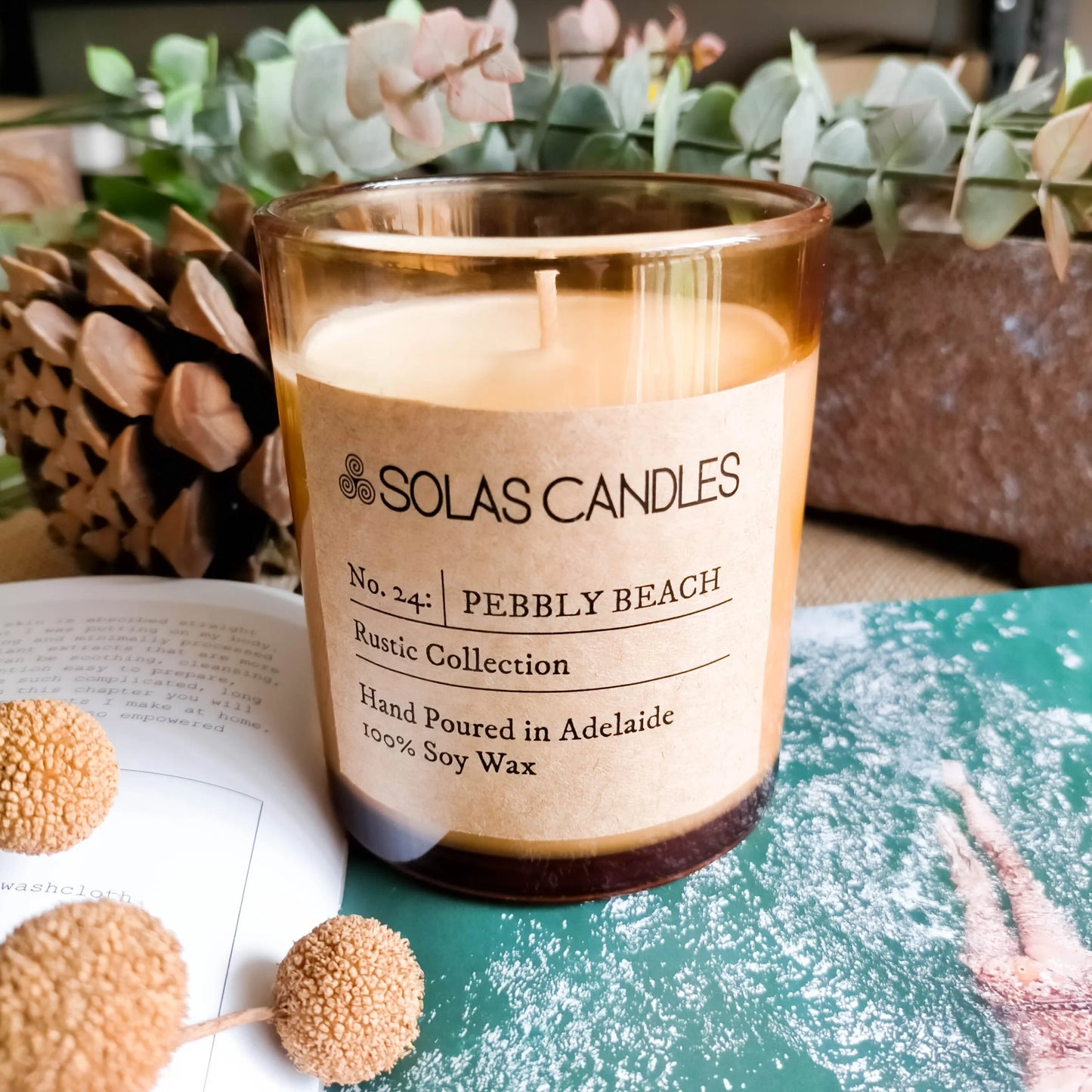 Solas Candles - Rustic Collection, No.24 Pebbly Beach