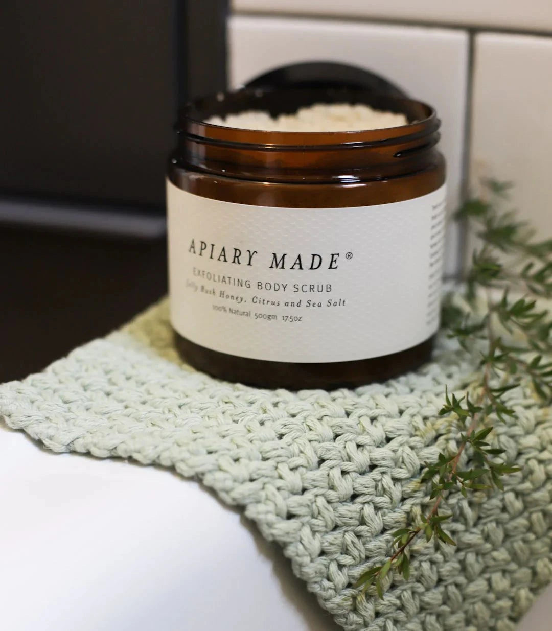 Apiary Made - Honey, Citrus and Sea Salt Exfoliating Body Scrub