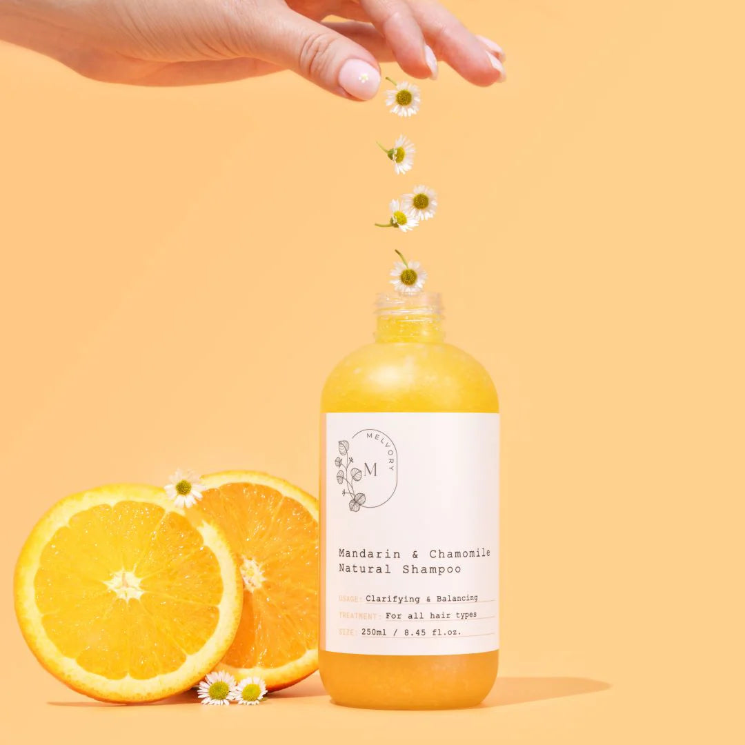 Melvory - Mandarin and Chamomile Natural Shampoo