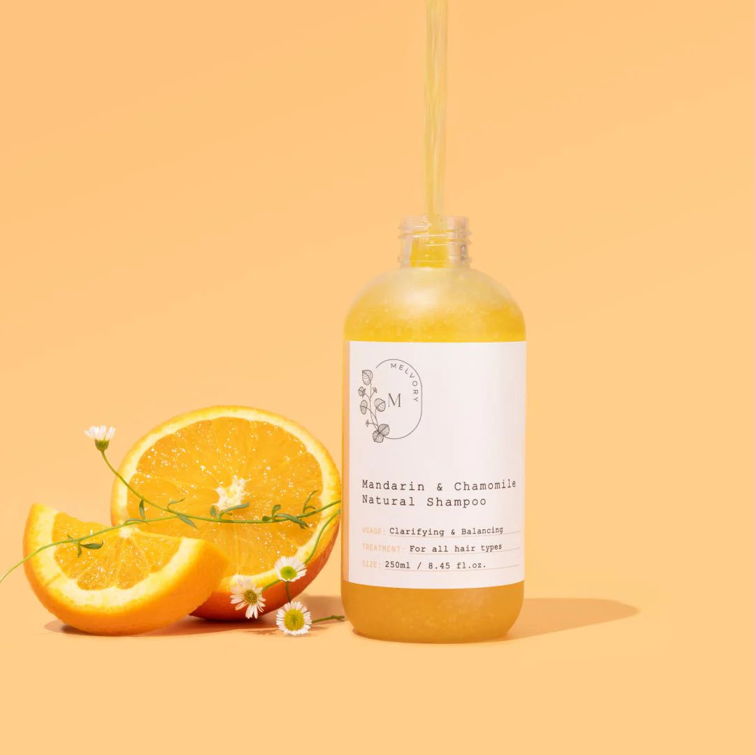 Melvory - Mandarin and Chamomile Natural Shampoo