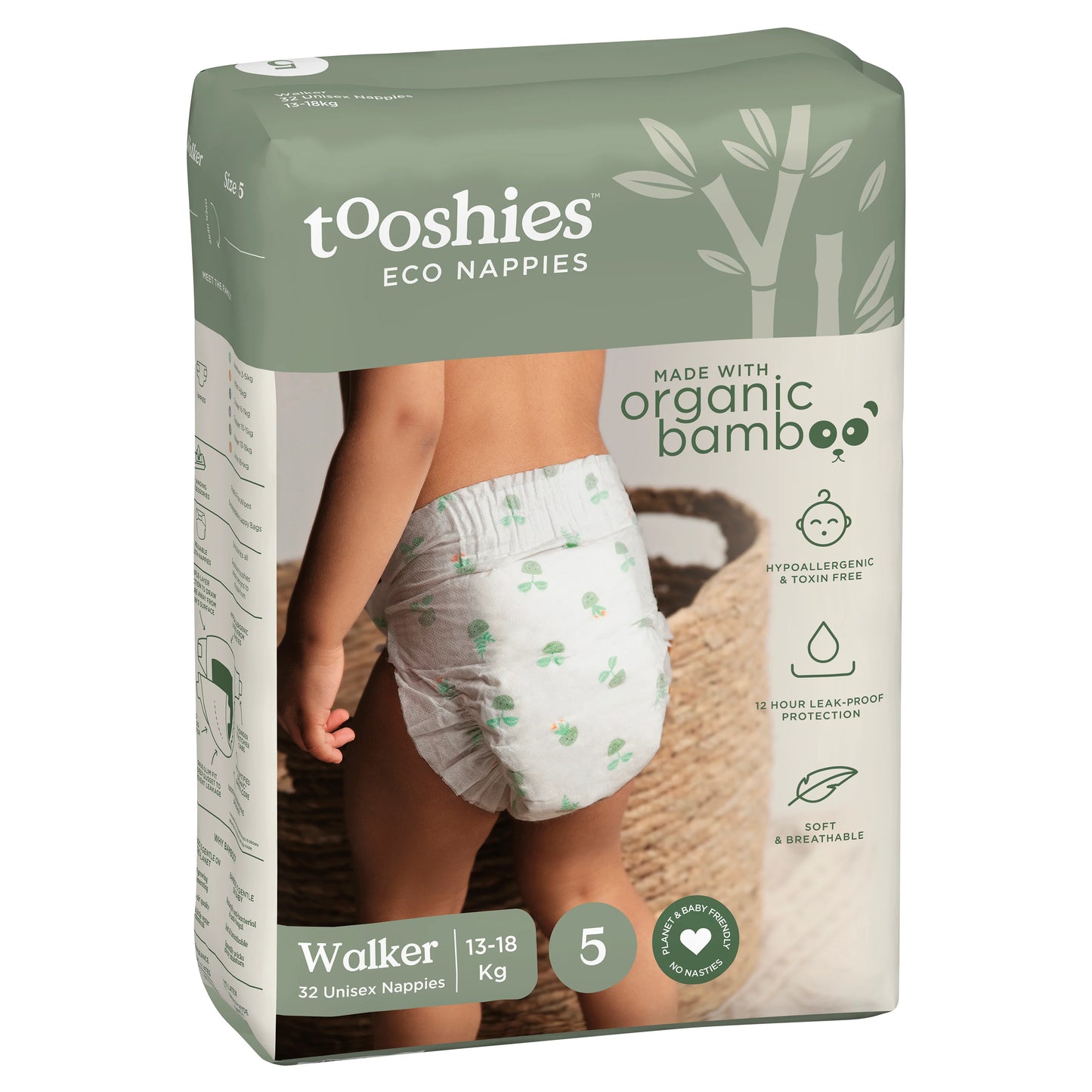 Tooshies - Disposable Nappies with Organic Bamboo
