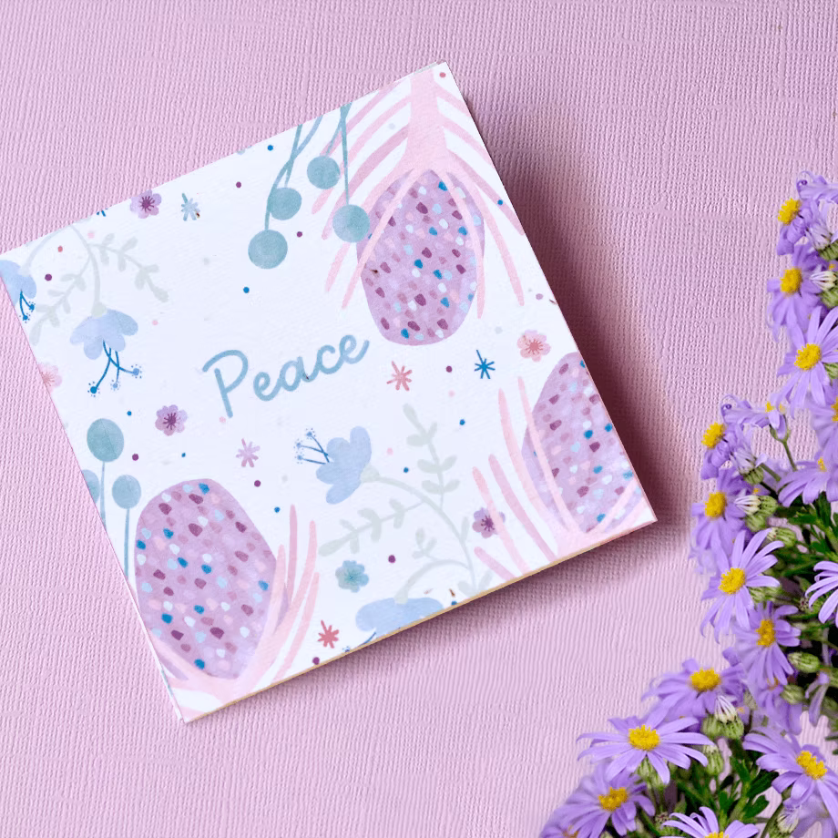 Nurturing Nature Cards - Aussie Native Purple