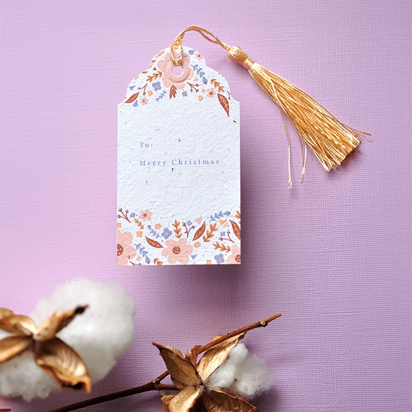 Nurturing Nature Cards - Hazel Christmas Plantable Gift Tags | 6 Pack