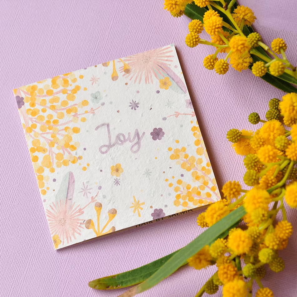 Nurturing Nature Cards - Aussie Native Yellow