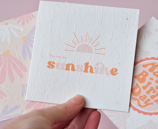 Nurturing Nature Cards - You are my Sunshine