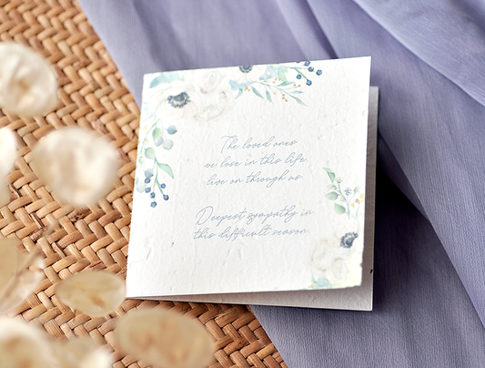 Nurturing Nature Cards - Deepest Sympathy