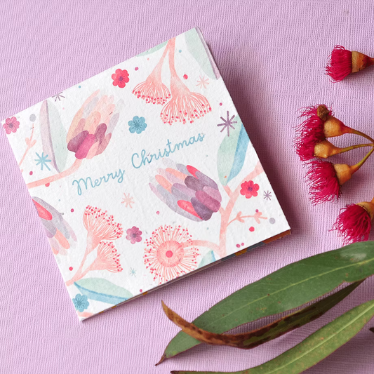 Nurturing Nature Cards - Aussie Native Pink