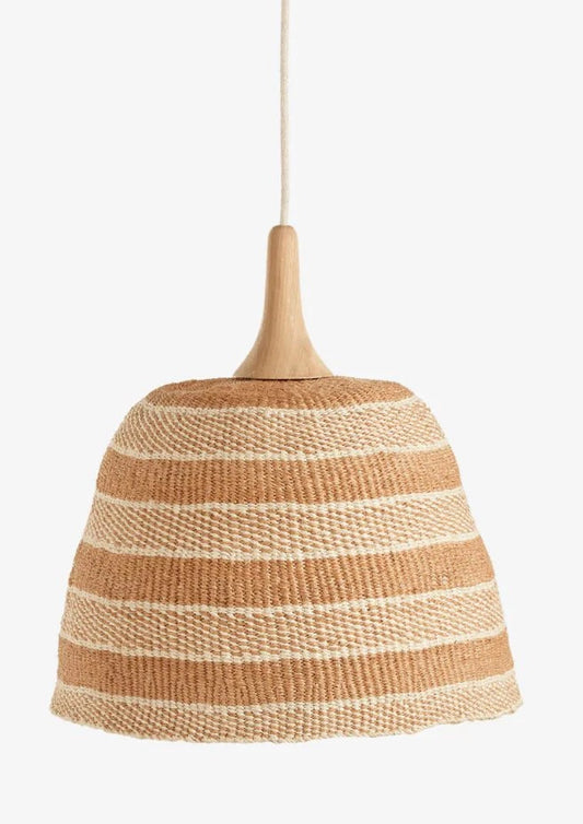 Her Hands - Bespoke Woven Pendant Lights (Caramel Collection)