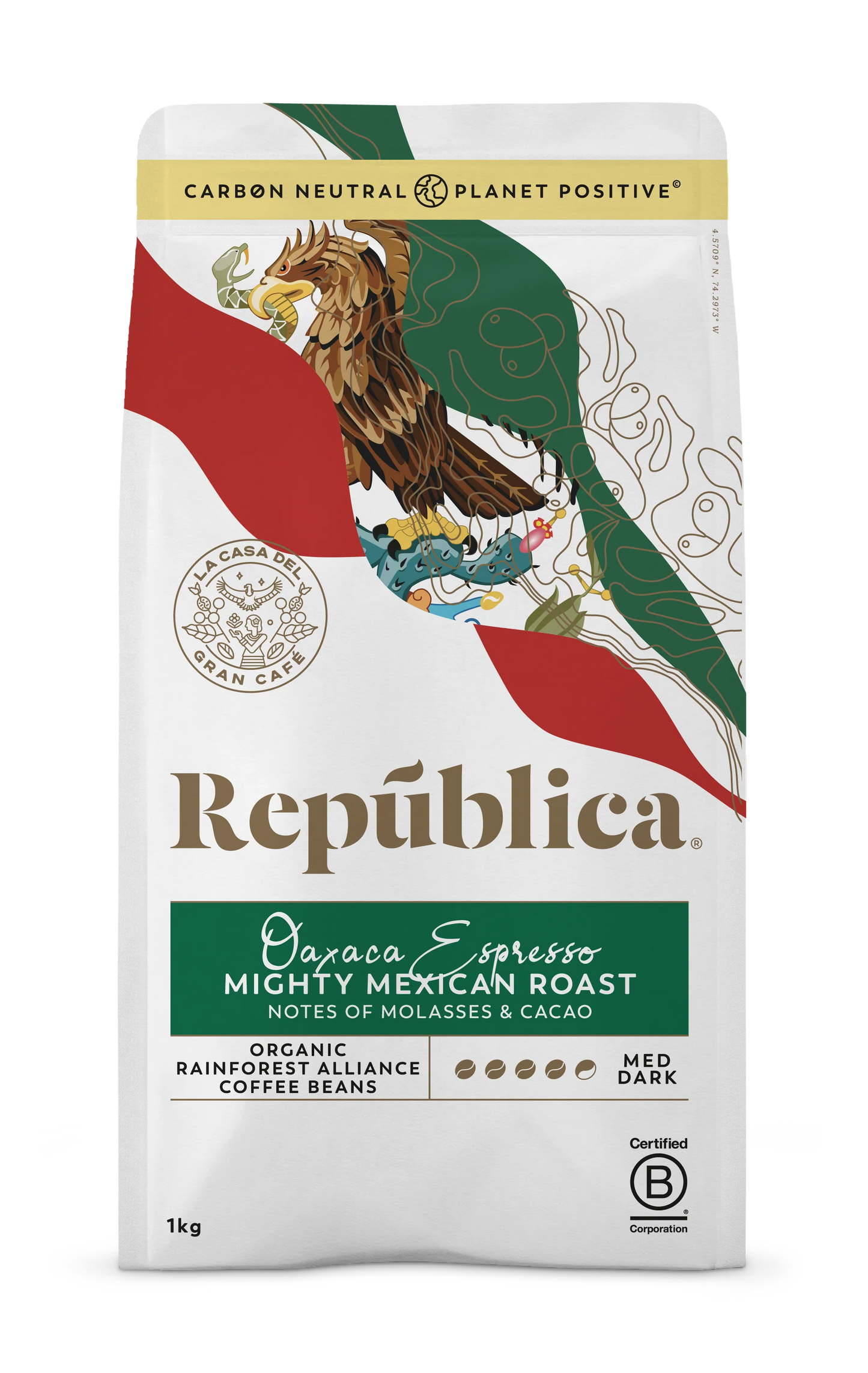 Republica - Mexican Coffee Beans 1KG