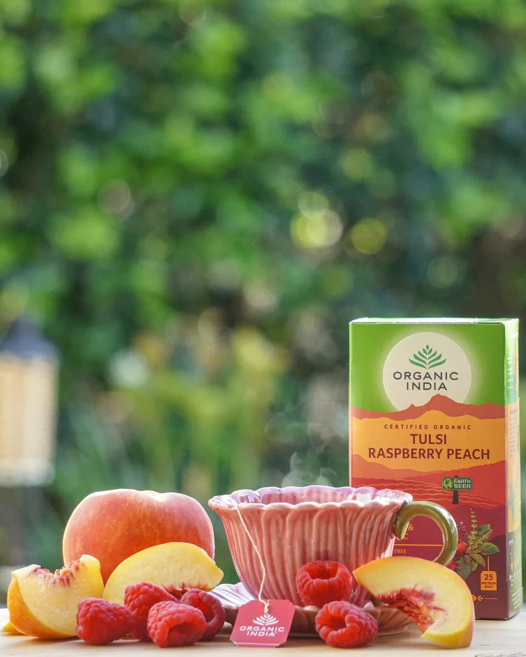 Organic India - NEW! Raspberry Peach