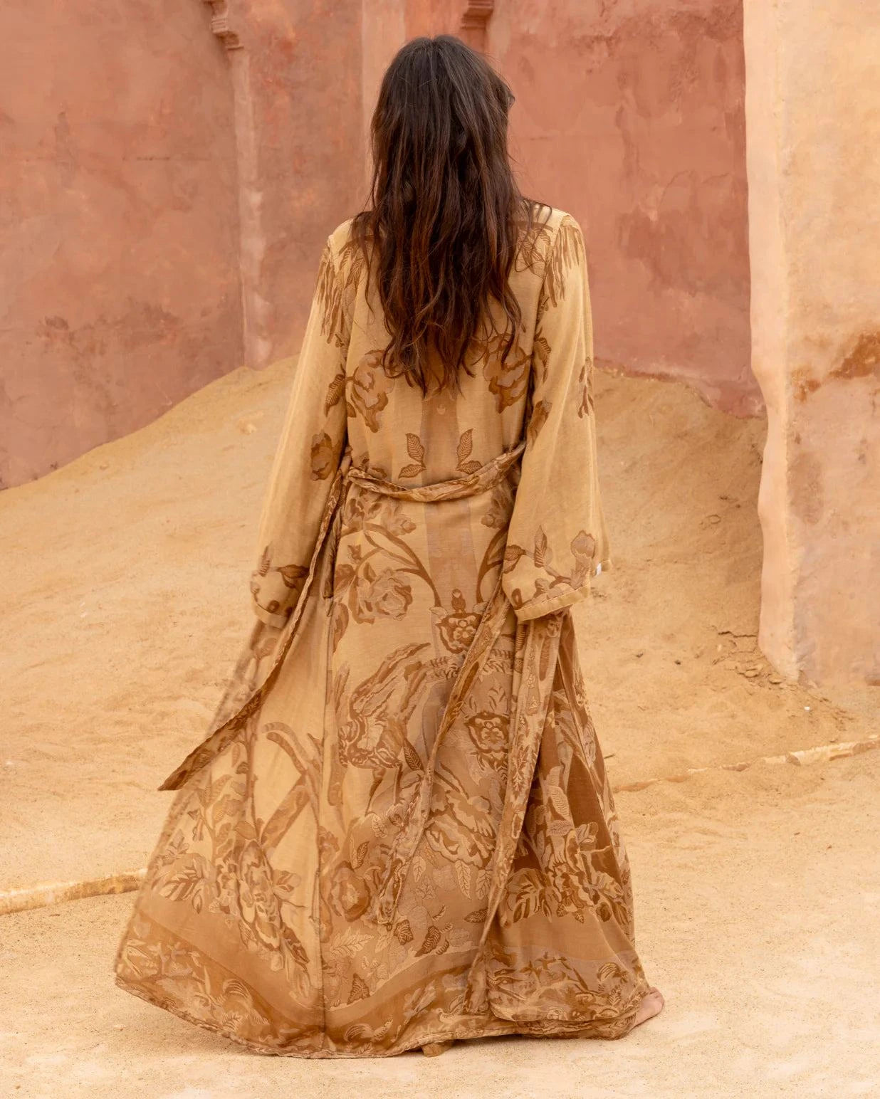 Brahmaki - Eco-Friendly Maxi Kaftan, Queen of the Dunes