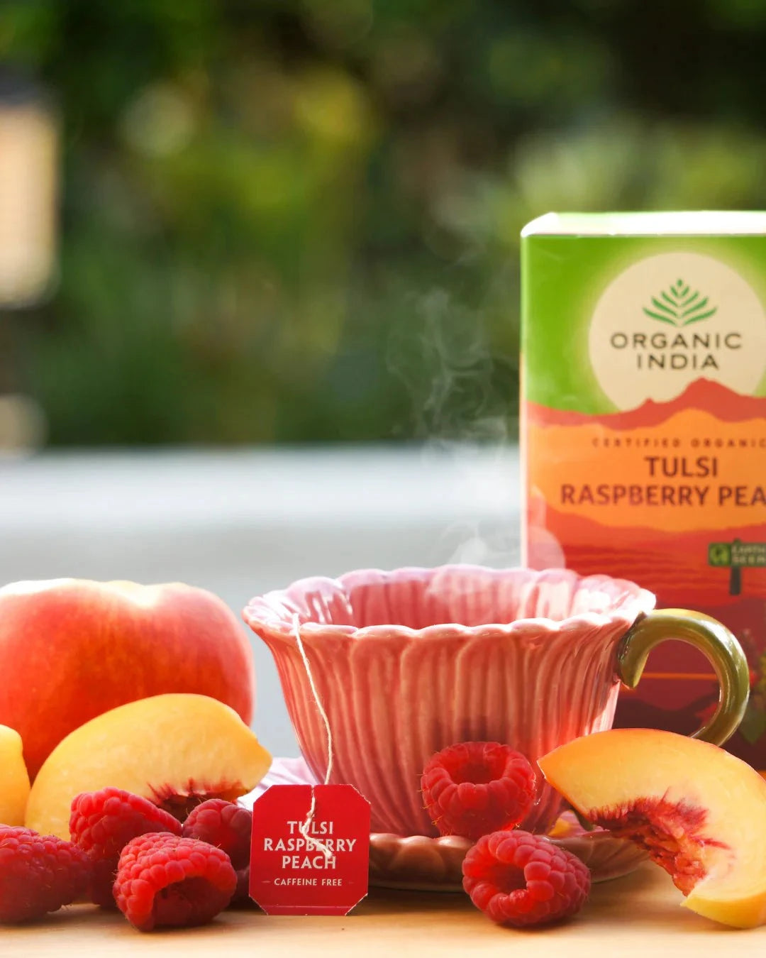 Organic India - NEW! Raspberry Peach