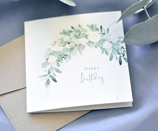 Eliza Happy Birthday Plantable Greeting Card