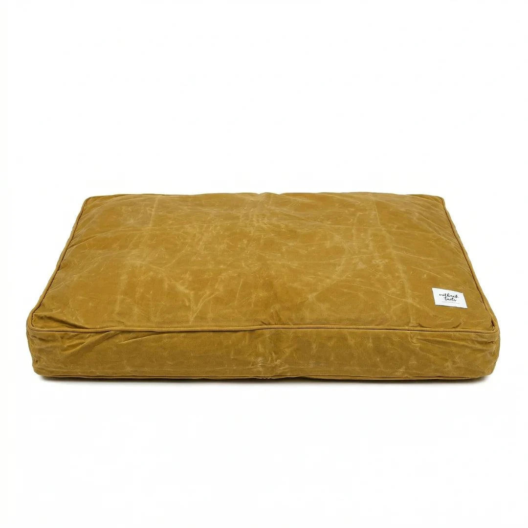 Outback Tails - Waxed Canvas Dog Bed (Yellow)