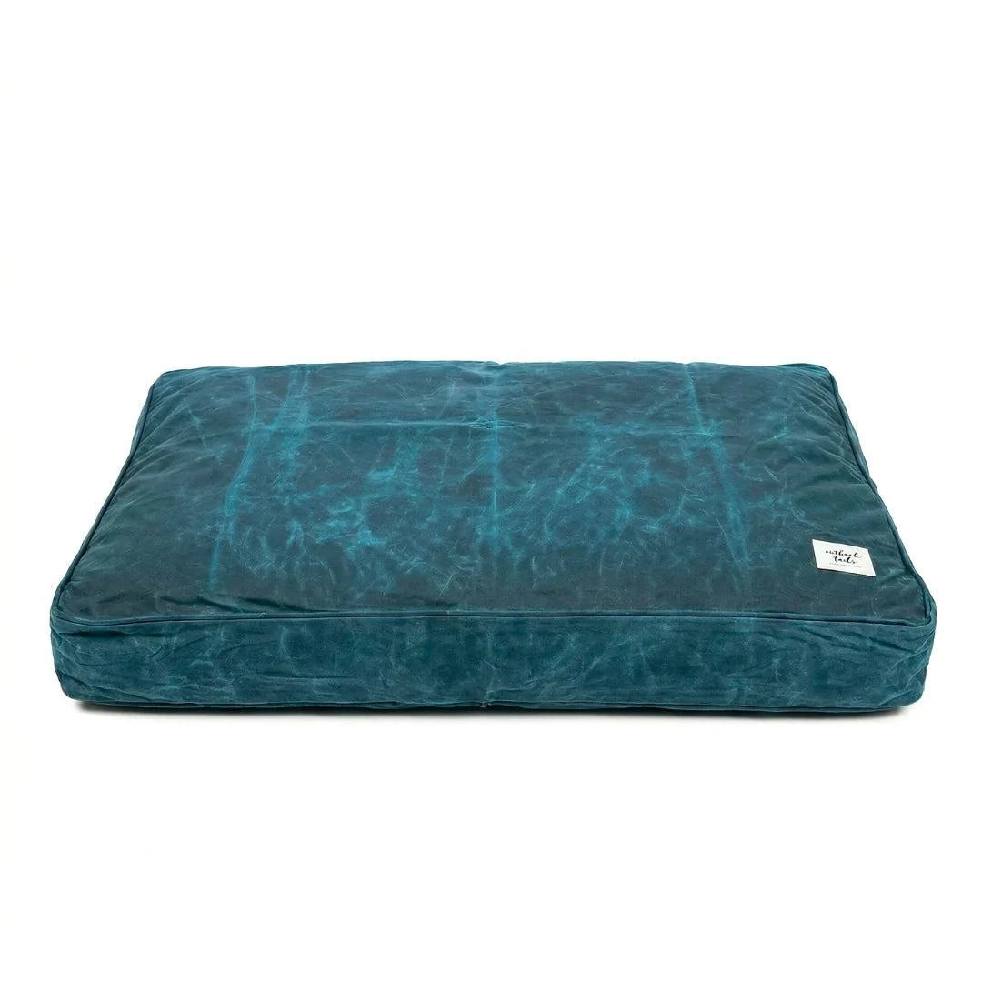 Outback Tails - Waxed Canvas Dog Bed (Blue)