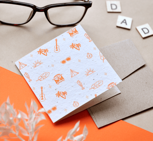 Sunset Dude Plantable Greeting Card