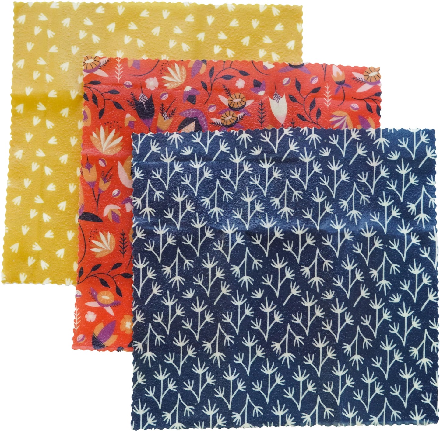 Apiary Made - Medium Beeswax Wraps: Three Pack