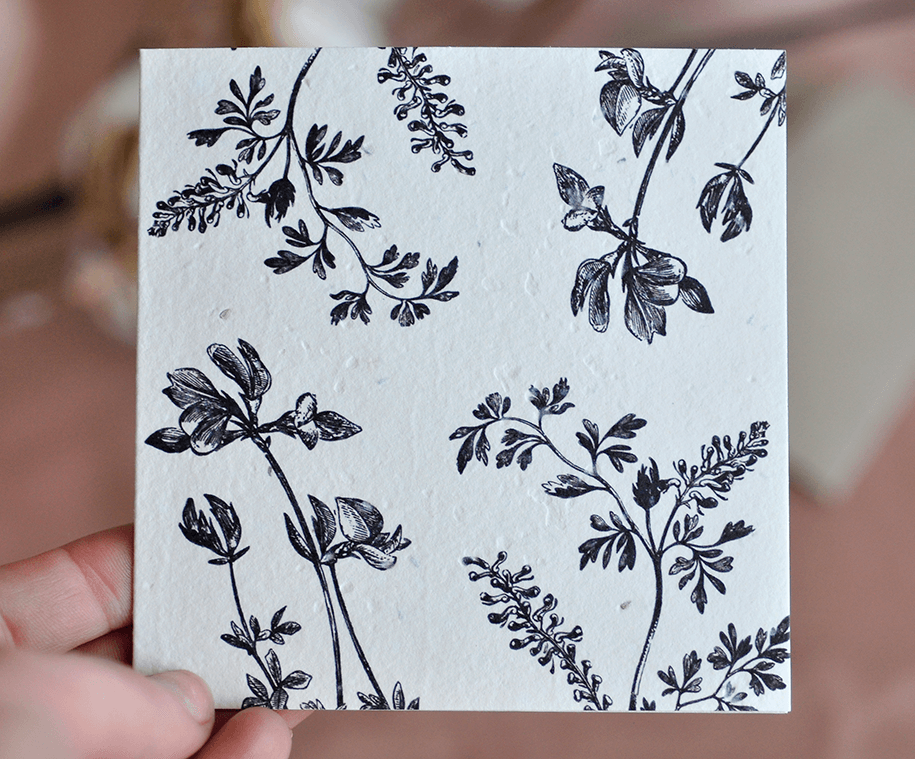 Flora Plantable Greeting Card