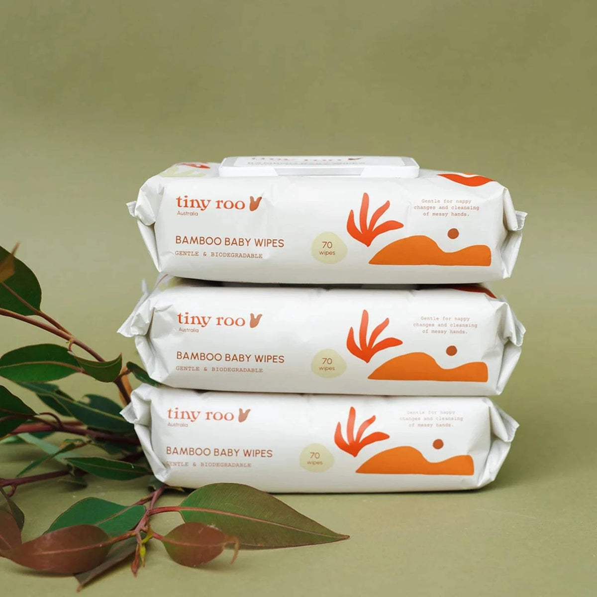 Tiny Roo - Bamboo Baby Wipes