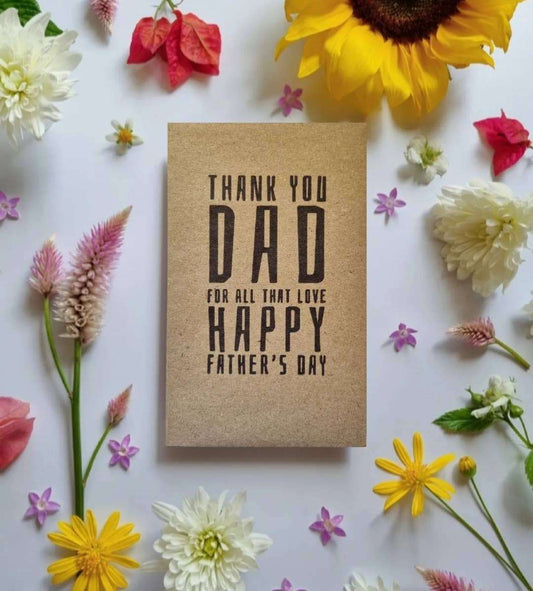 Thank You Dad - Flower Seeds