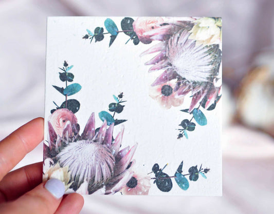 Protea Plantable Greeting Card