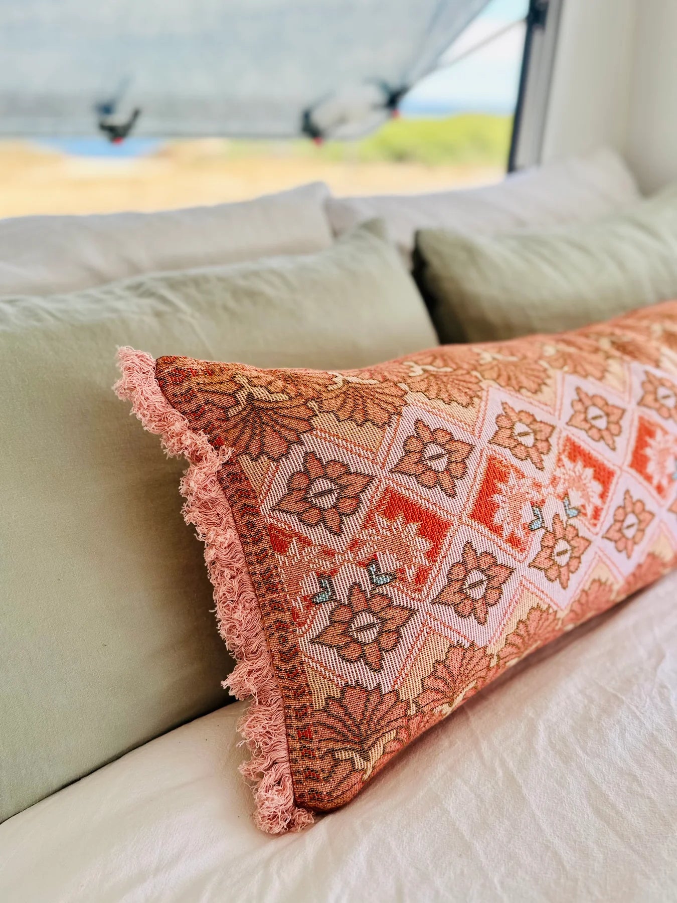 Picnic Mantra - Emily Oblong Cushion