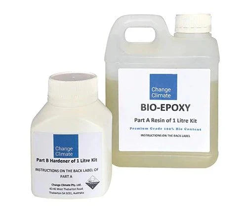 Change Climate Bio-Epoxy Kit for DIY projects and sustainable materials development.