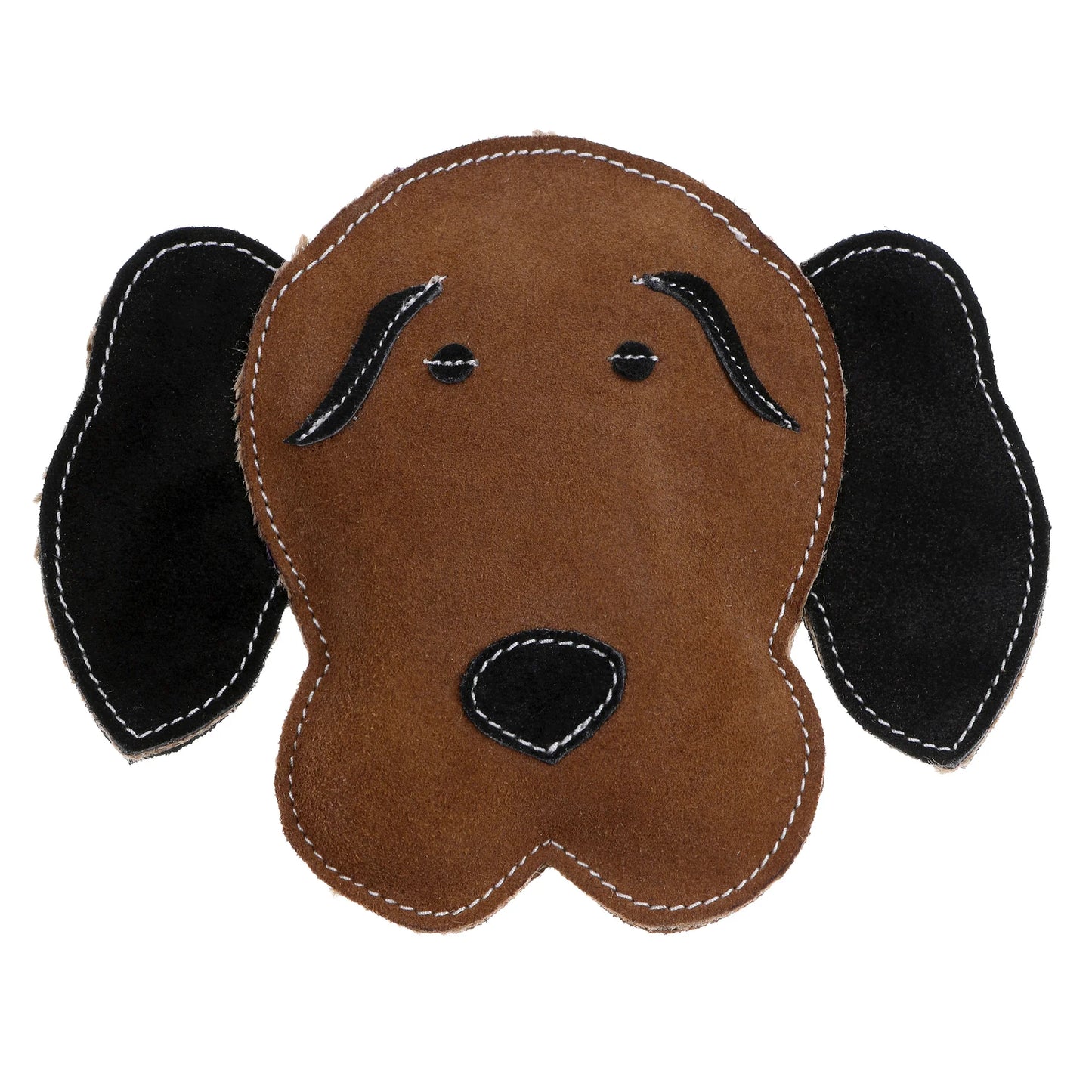 Outback Tails Country Tails Labrador Toy made of suede with hidden squeaker.