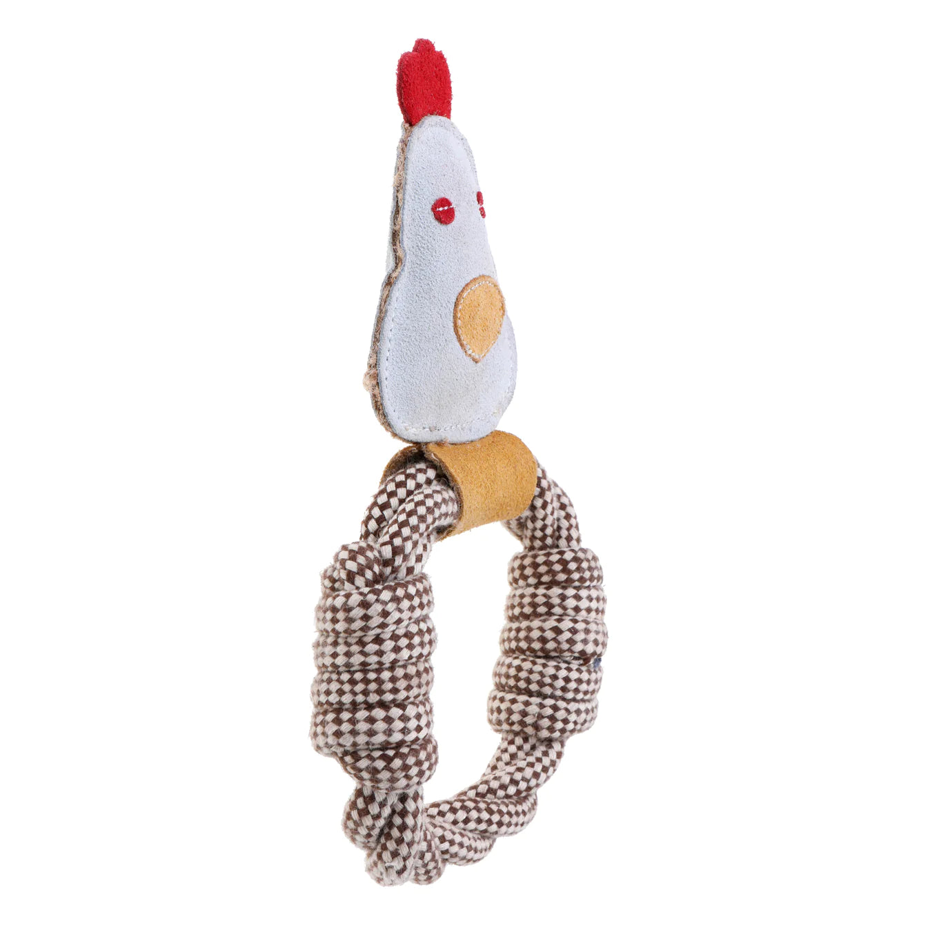 Outback Tails - Country Tails - Chicken Rope Ring Toy