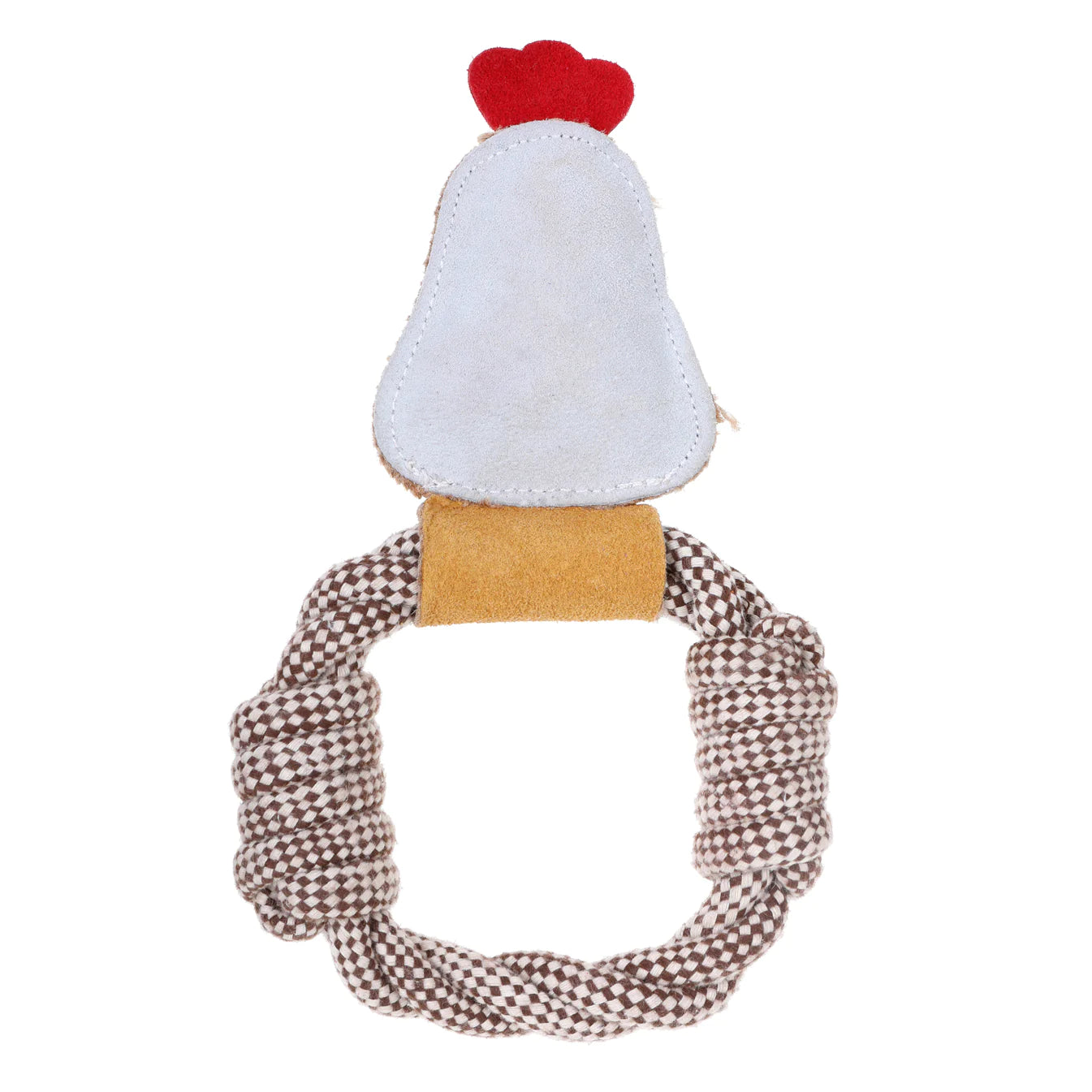 Outback Tails - Country Tails - Chicken Rope Ring Toy