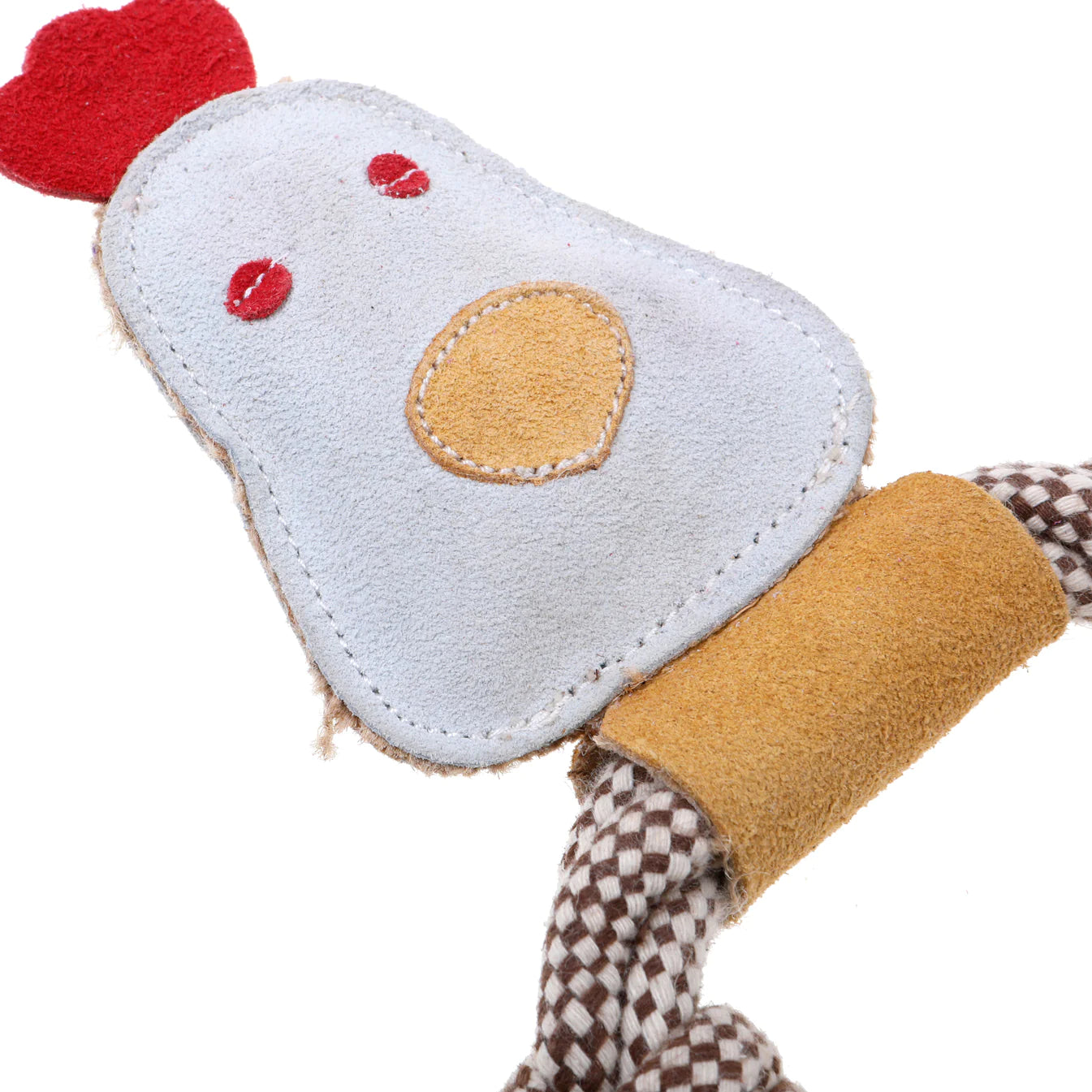 Outback Tails - Country Tails - Chicken Rope Ring Toy