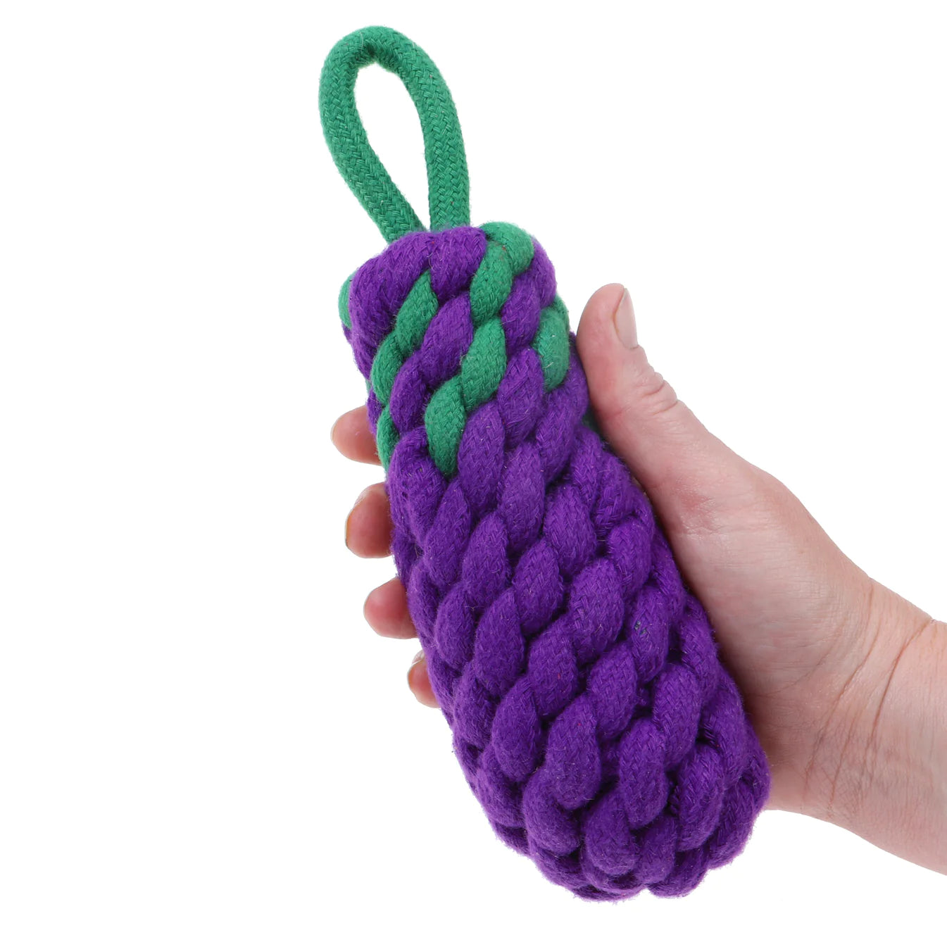 Outback Tails - Country Tails - Eggplant Rope Toy