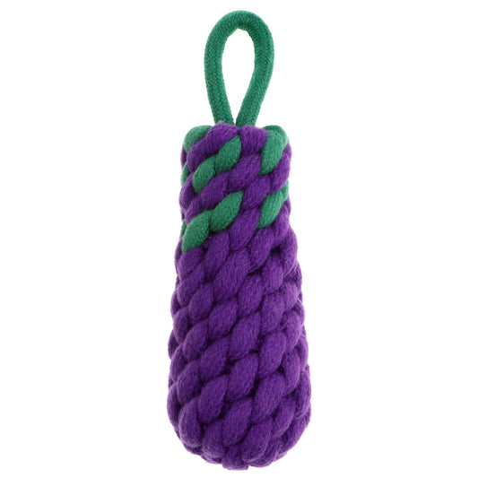 Outback Tails - Country Tails - Eggplant Rope Toy