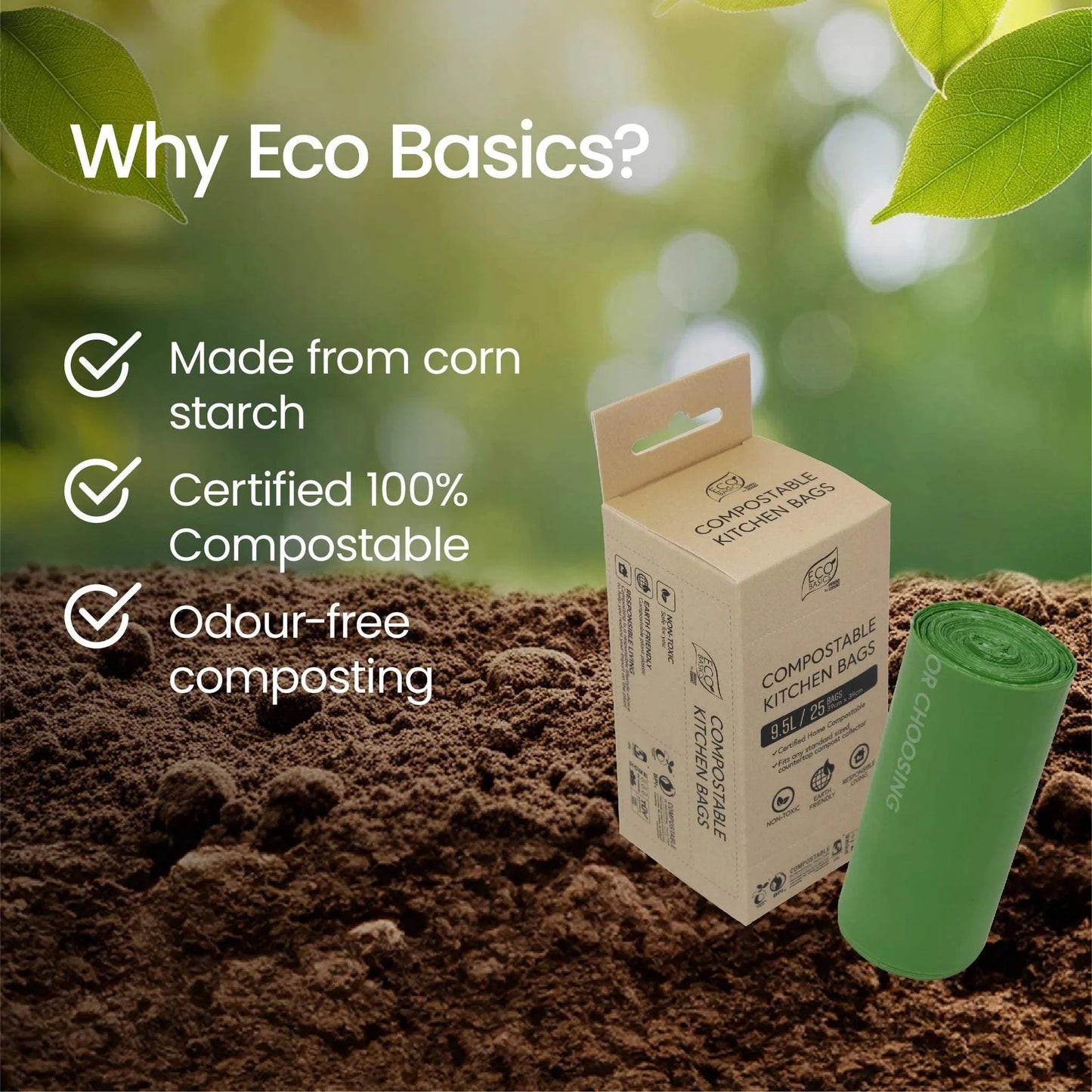 Eco Basics - Compostable Kitchen Bags