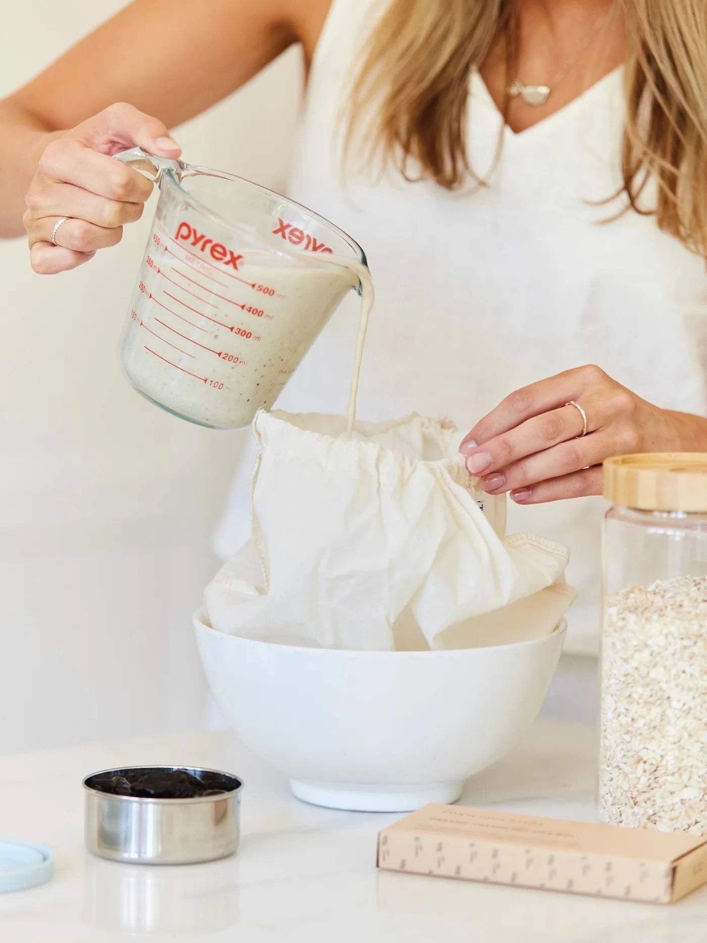 The Conscious Store - Organic Cotton Nut Milk Bag