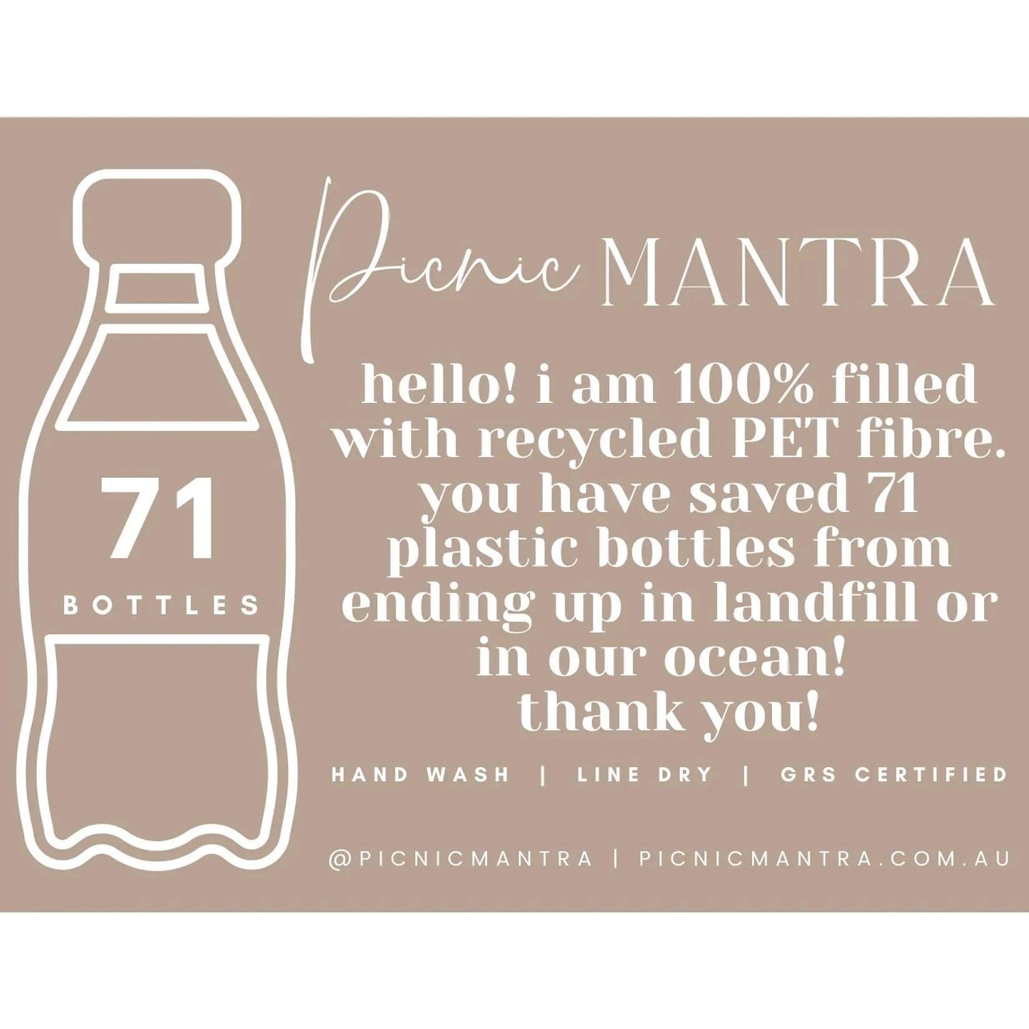 Picnic Mantra - Isla Floor Cushion