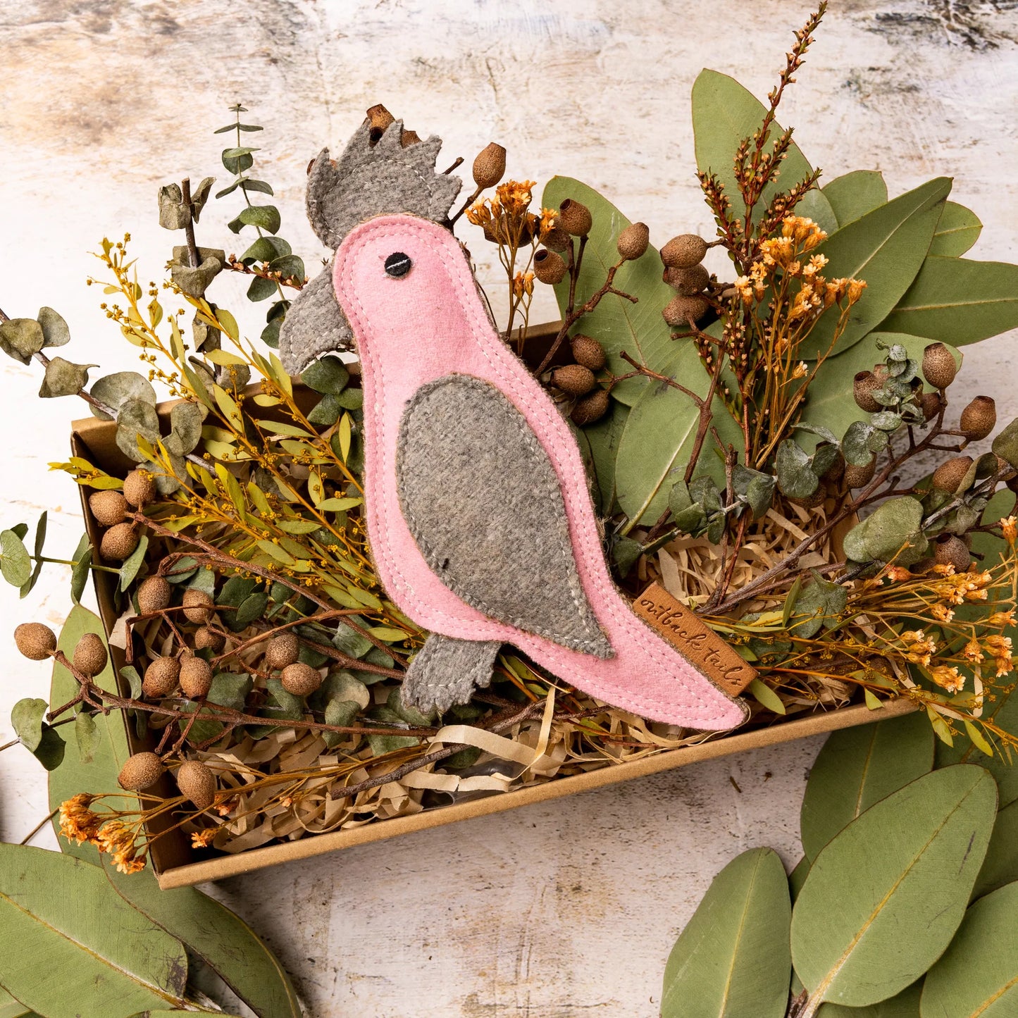Outback Tails - Outback felt toy - Gertie Galah