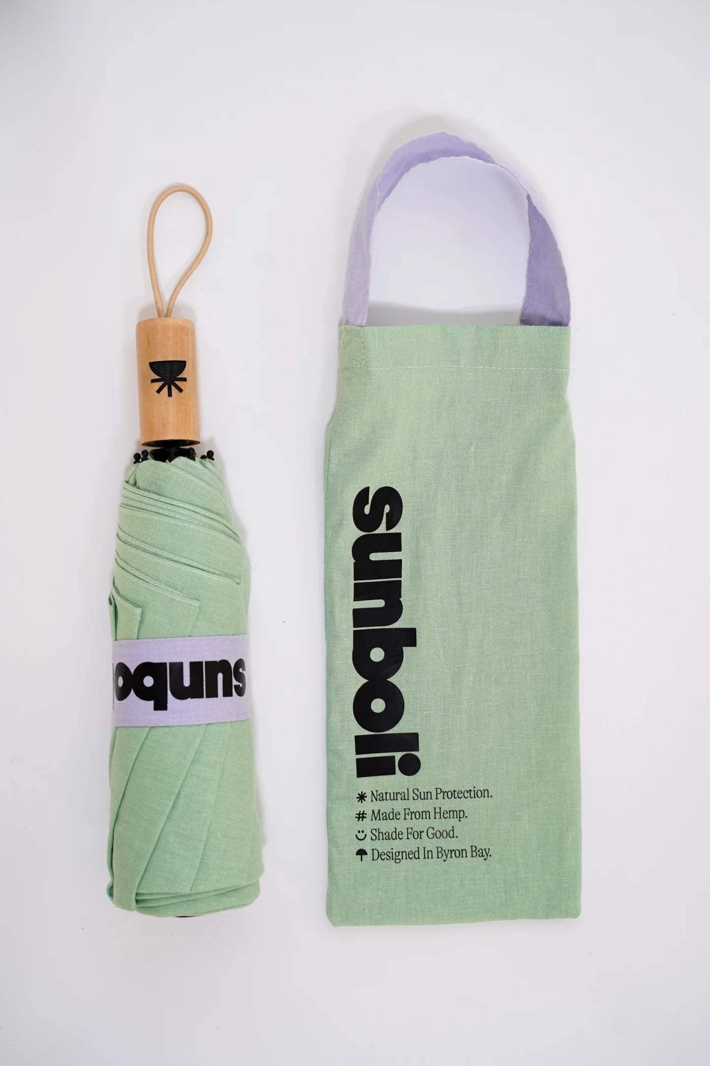 Sunboli - Hemp Umbrellas (Cool Matcha)