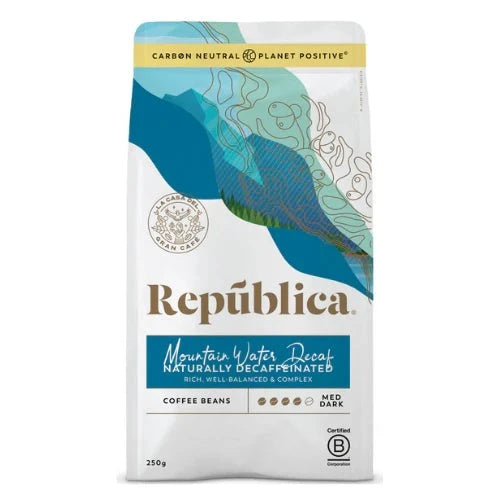 Republica - Decaf Coffee Beans, 250g