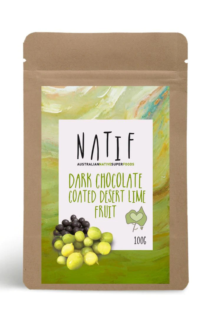 Natif - Dark Chocolate Coated Desert Lime Fruit