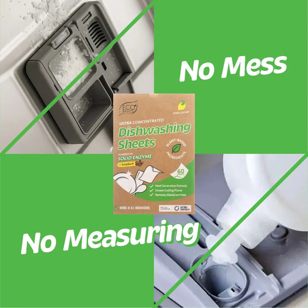 Eco Basics - NEW! Dishwashing Sheets