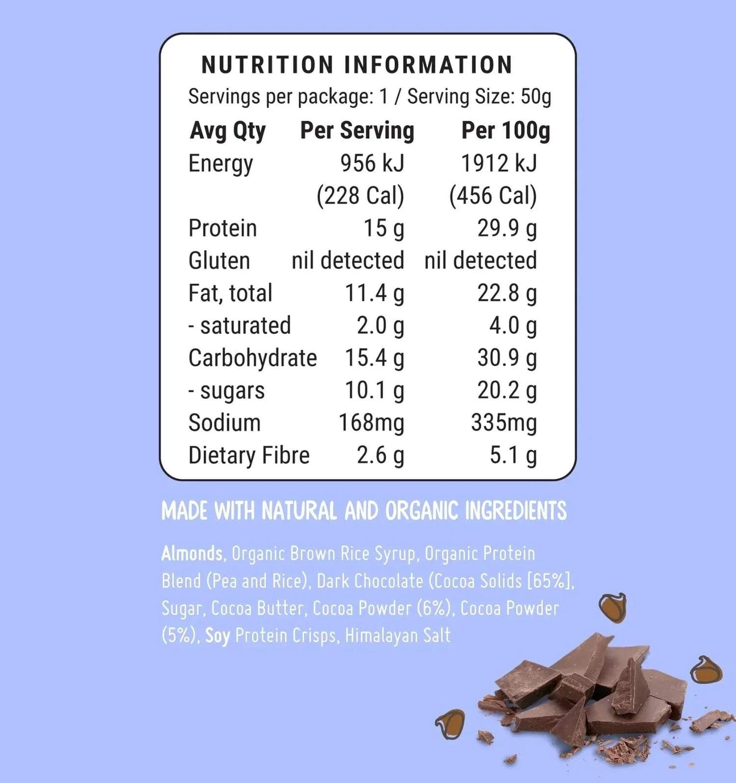 Fodbods - Double Chocolate Protein Bar