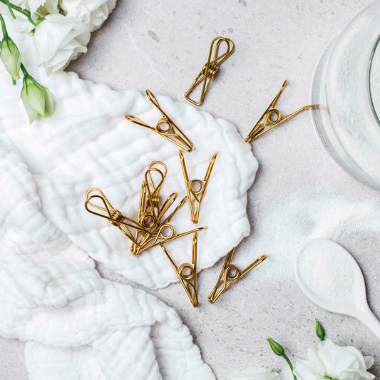 Ever Eco - Gold Clothes Pegs