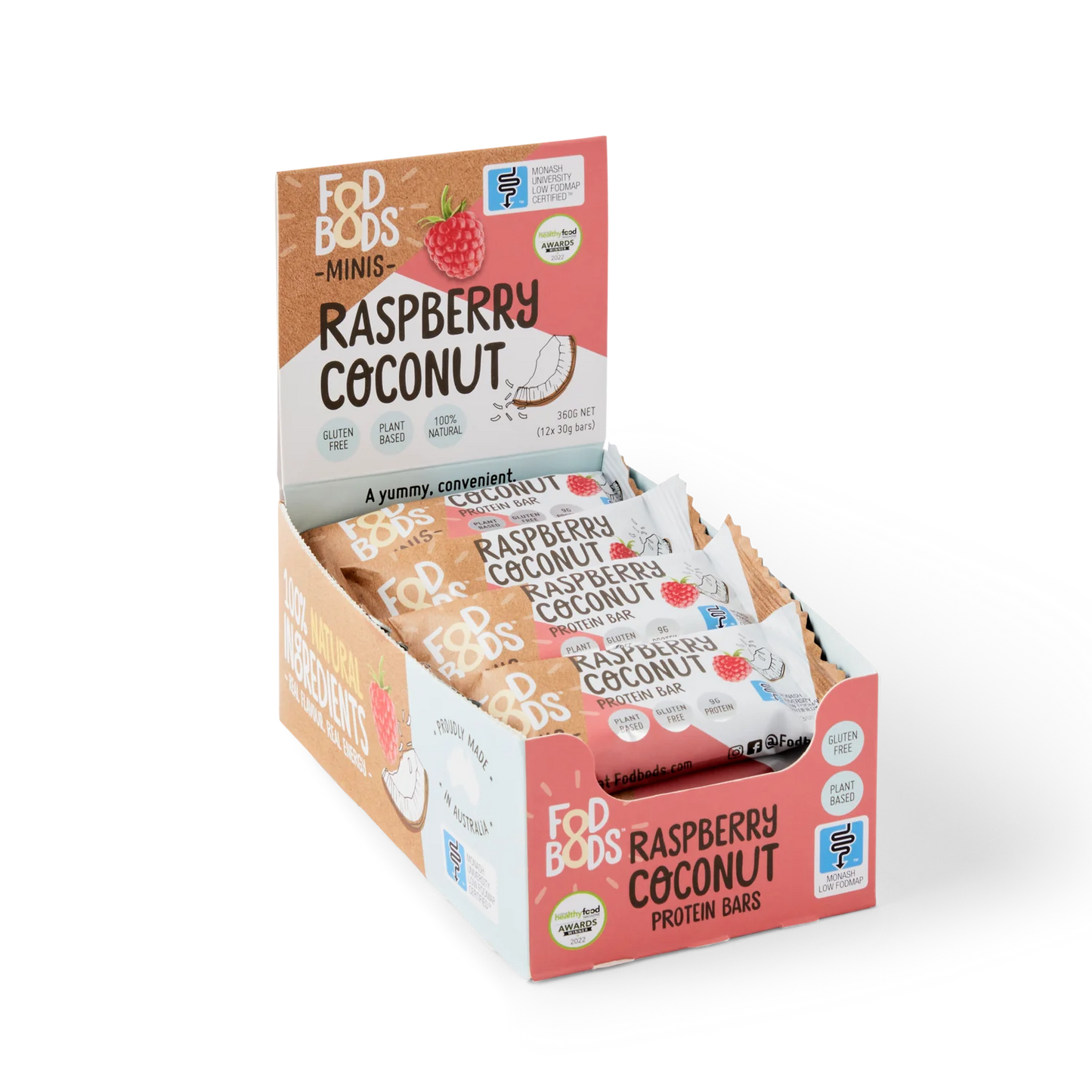 Fodbods - Raspberry Coconut Protein Bar