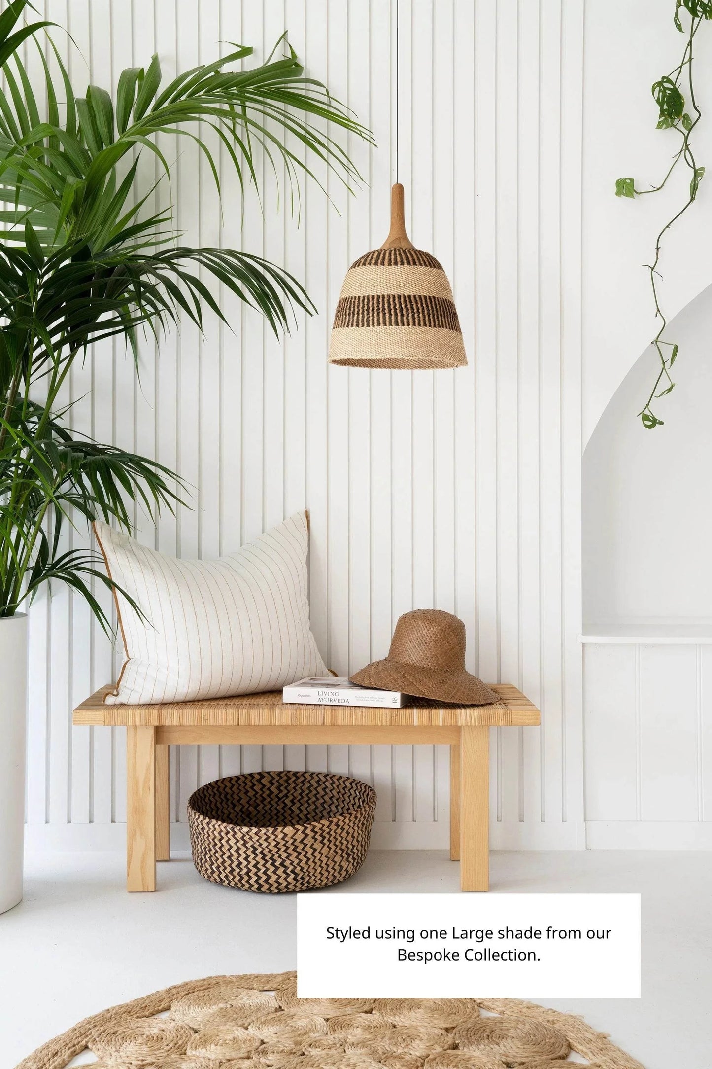Her Hands - Bespoke Woven Pendant Lights