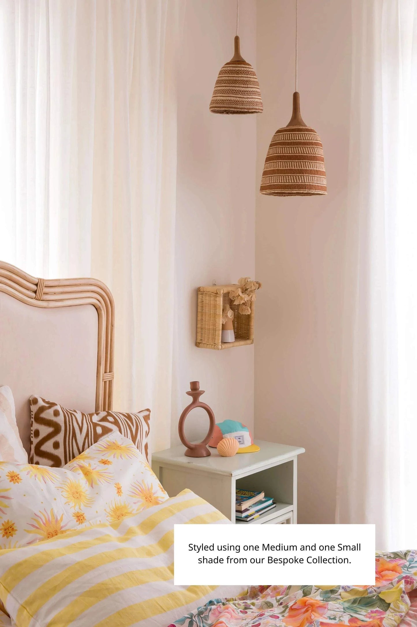 Her Hands - Bespoke Woven Pendant Lights