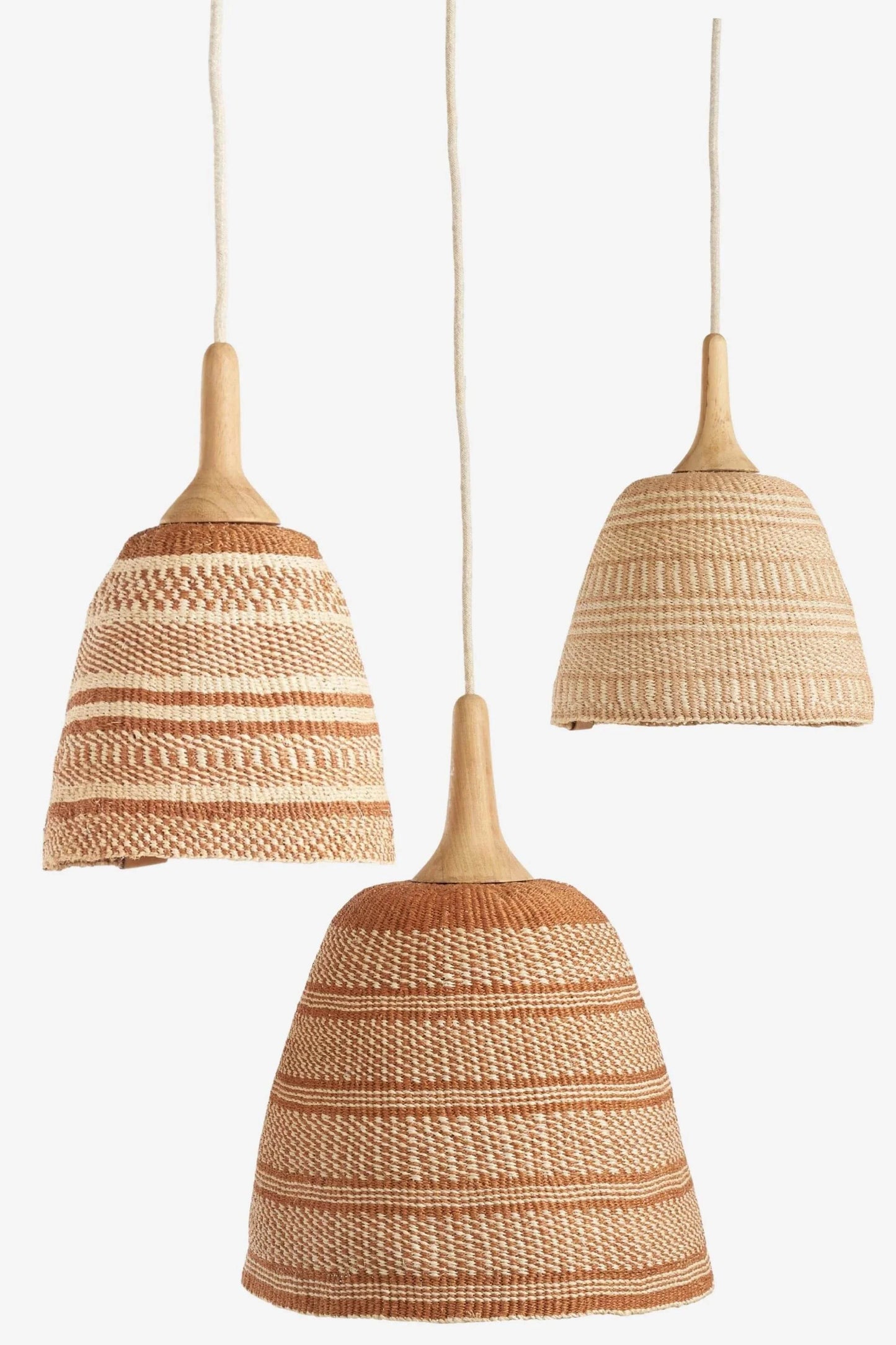 Her Hands - Bespoke Woven Pendant Lights
