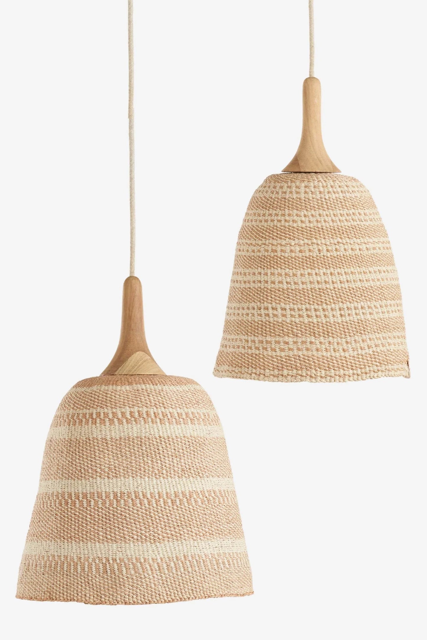 Her Hands - Bespoke Woven Pendant Lights